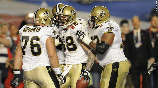 Jeremy Shockey's touchdown at the start of the final quarter gave New Orleans winning momentum.