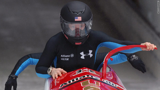 Shauna Rohbock moved from the back of the bobsled to the front and in the process changed the way female bobsledders race.