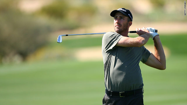 Defending champion Ogilvy battled bravely against Camilo Villegas but went down to a second round defeat.