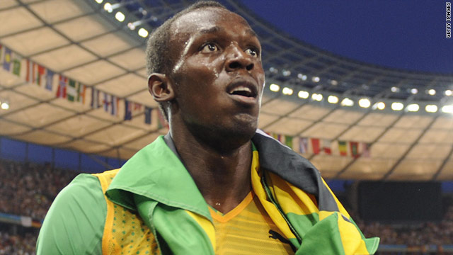 Usain Bolt is the first man in history to hold the men's world and Olympic 100 and 200m titles.