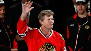 Bob Probert  Chicago blackhawks hockey, Blackhawks hockey, Nhl