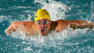 An investigation is under way in the death of U.S. swimmer Fran Crippen, pictured in January 2007.