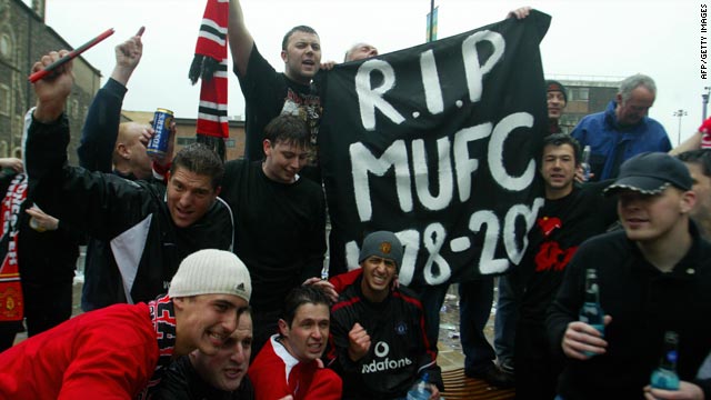 Manchester United fans feared that the 2005 takeover by the Glazer family would financially ruin the English club.
