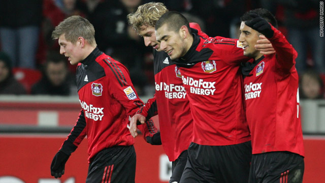 Bayer Leverkusen remain unbeaten as they returned to the top of the German Bundesliga table on Sunday.