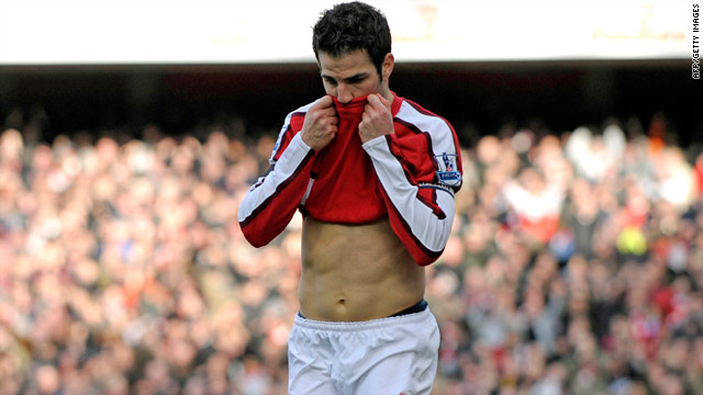 Cesc Fabregas will miss Arsenal's Champions League clash with Porto because of a hamstring injury.