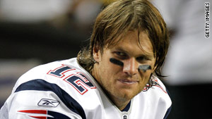 New England Patriots quarterback Tom Brady was at football practice after Thursday's wreck.