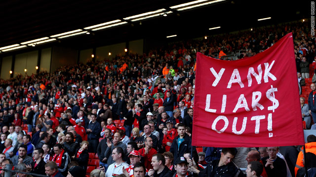 Liverpool's boardroom turmoil has prompted angry protests by supporters.