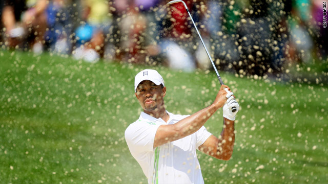 Tiger Woods had a difficult opening round at the Bridgestone Invitational.