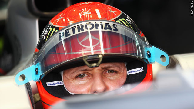 Michael Schumacher has collected just ten points on his return to Formula One.