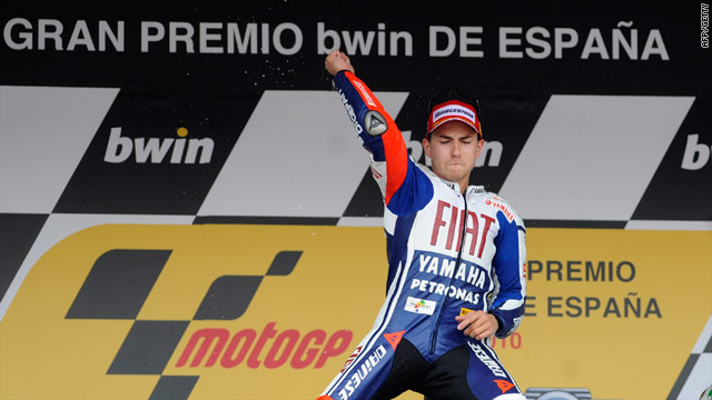 Lorenzo Pips Pedrosa To Win Spanish Motogp