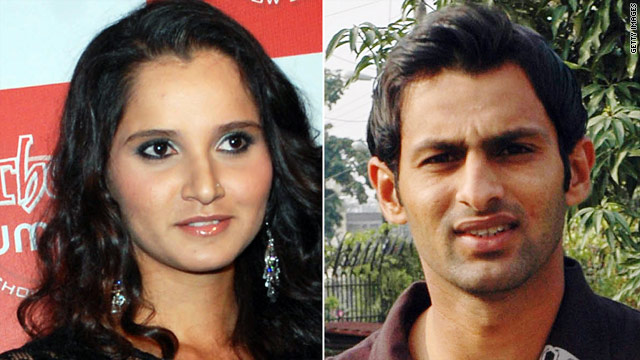 Sania Mirza and Shoaib Malik will be married in April and plan to live together in Dubai.