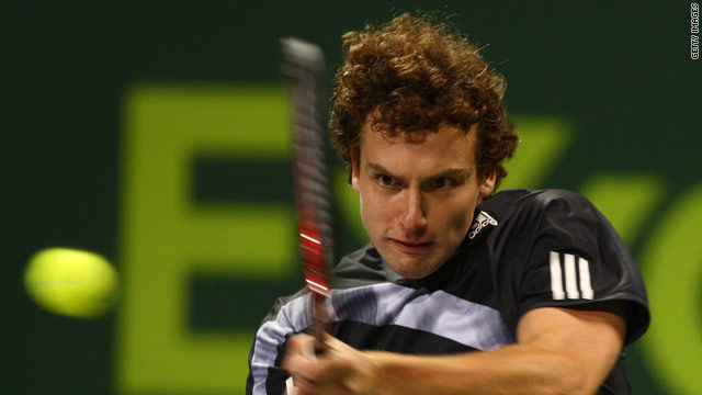 Ernests Gulbis stunned Roger Federer to secure the biggest victory of his career in the Rome Masters.