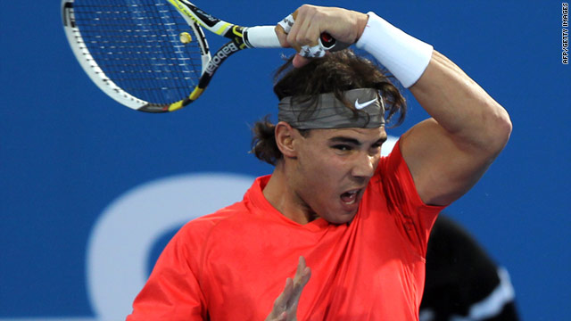 Rafael Nadal is seeking to defend his title in Abu Dhabi, while Roger Federer has bounced back after losing in last year's semis.