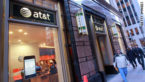 iPhone users frequently complain about network service on AT&T.