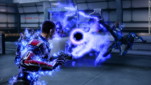 The new "Mass Effect 2" picks up the story as the lead character, named Shepard, has been brought back to life.