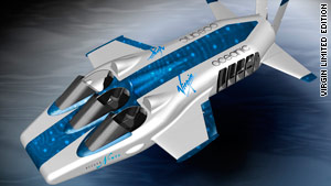 Richard Branson launches 'flying' submarine