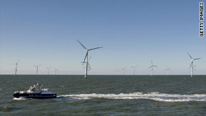 Horns Rev 2 -- the world's largest offshore wind farm.