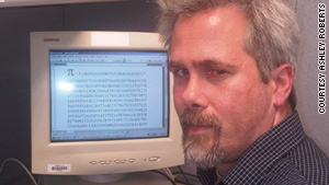 Marc Umile holds a personal record of 15,314 digits and typing them out from memory.