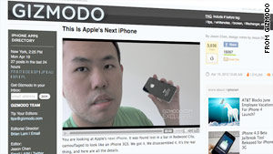 Gizmodo.com posts a video and photos of what is says is the next iPhone 4G. Apple has not commented.