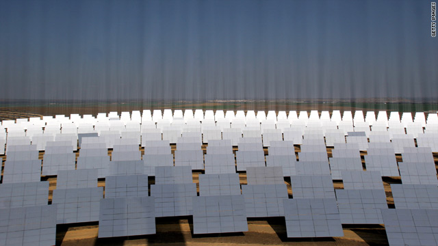 solar power plant in spain. Concentrating solar power