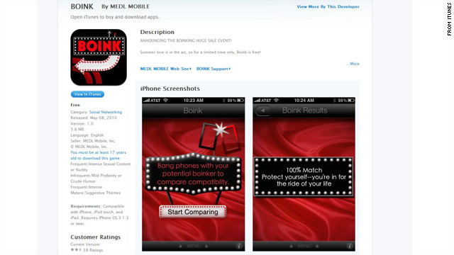 The Boink iPhone app is free for a limited time.