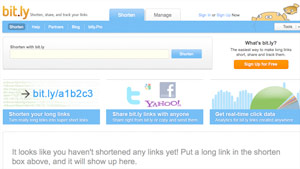 URL shortener bit.ly gets about 4.7 billion clicks per month, according to the company.