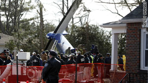 Continental Connection Flight 3407 crashed February 12, 2009, in Clarence Center, New York, killing 50 people.