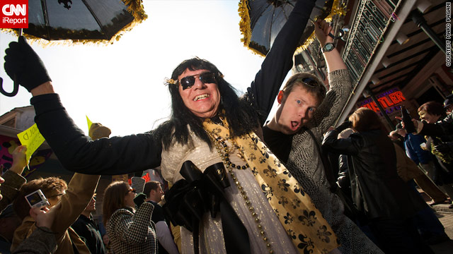 Mardi Gras in Miami as Saints win first Super Bowl