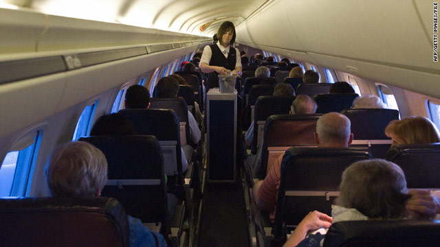 Passenger flights generate millions of pounds of waste, but only a fraction of recyclables are salvaged, a nonprofit group says.