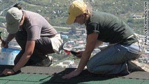 College student Hanna Walker spent her spring break building homes in nearby Ensenada and skipped Tijuana altogether.