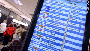 European flights continued to experience delays Monday because of ash from an Icelandic volcano.