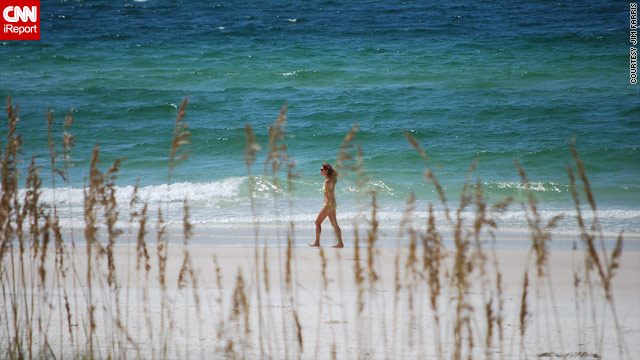 Panama City Beach, above, and most other beaches in Florida are oil-free, but tourists are reticent about renting beach houses.
