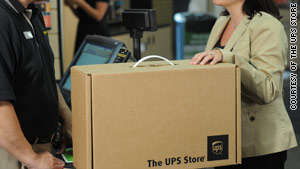 Ups store suitcase box