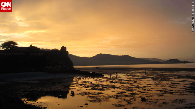 The sun sets at the Taytay Fort, or Fuerza de Santa Isabel, built in 1667 by the Spanish.