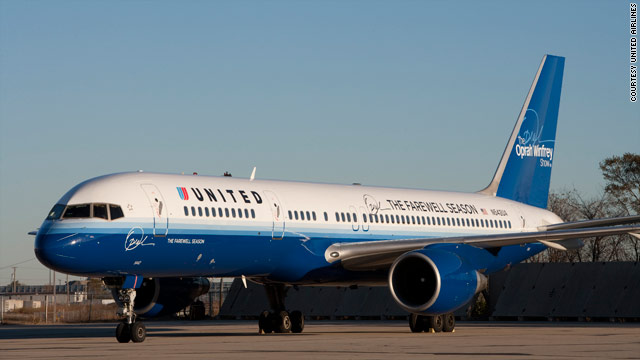A United Airlines plane will mark final season of the "Oprah Winfrey Show" through May 2011.