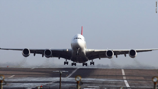 A Qantas A380 lifts off in Sydney on November 27 on its first flight since a mid-air engine explosion three weeks earlier.