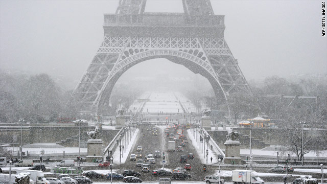 Paris' Eiffel Tower reopened Thursday after weather forced its closure Wednesday.