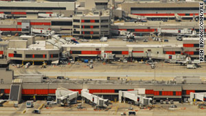 The men were found during counterterrorism exercises Tuesday at Atlanta's Hartsfield-Jackson International Airport.