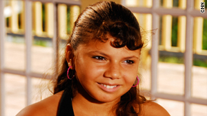 Doctors discovered a tumor in Inna Rosa's mouth when she was 7. She was diagnosed with bone cancer.