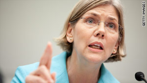 Harvard Law School professor Elizabeth Warren is chair of the oversight panel watching TARP spending.