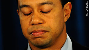 Tiger Woods apologizes Friday in Florida for his numerous extramarital affairs.