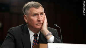 Retired Gen. John Sheehan addressed a Senate panel hearing on gays in the military Thursday.