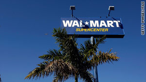 Wal-Mart is working with law enforcement officials to investigate a racial incident.