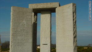 Commissioned by a man whose identity is a mystery, the Georgia
Guidestones have stood for three decades.