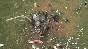 Three people died in a medical helicopter crash.