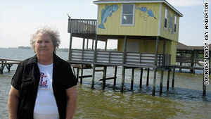 Doris Bishop keeps watch for "jubilees" during the summer, and is usually the first to notifiy the community.