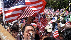 Opponents of Arizona's controversial immigration law rally in New York in May.