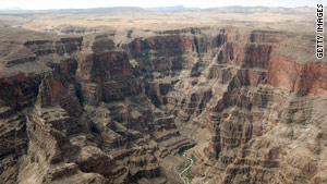 An 18-year-old suffered serious injuries after a 75-foot fall into the Grand Canyon.