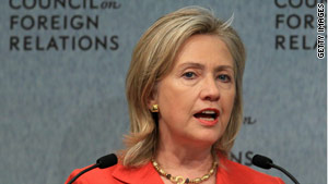 Secretary of State Hillary Clinton said she thinks we "have a real shot" at successful Middle East peace talks.