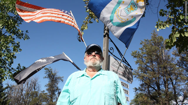 John Daniel, shown at his Colorado home, was saved by Richard Etchberger, who was awarded the Medal of Honor today.